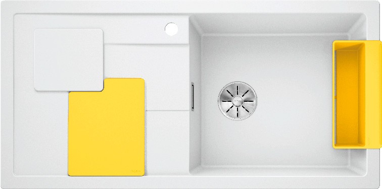 Мойка Blanco SITY XL 6 S SILGRANIT PuraDur белый-лимон