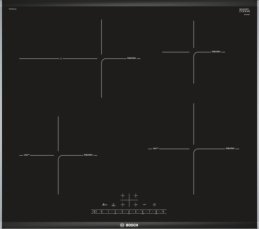 Варочная поверхность Bosch PIF 675 FC1E